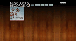 Desktop Screenshot of newfocusrecordings.com